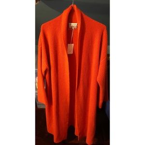 Demy Lee x J.Crew Long Open Cardigan